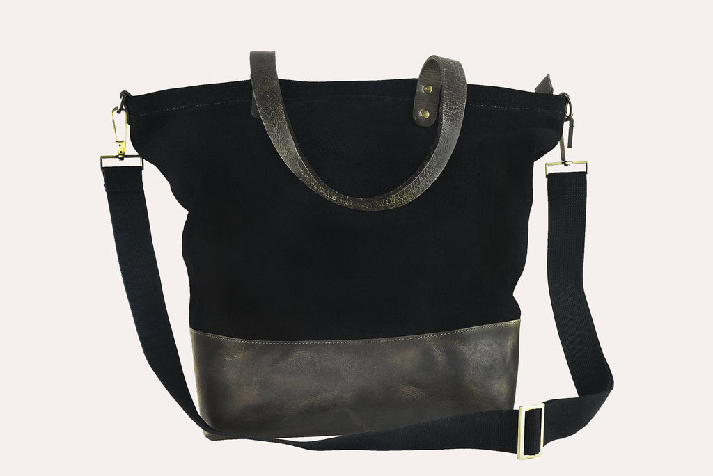 Boyfriend Tote Suede