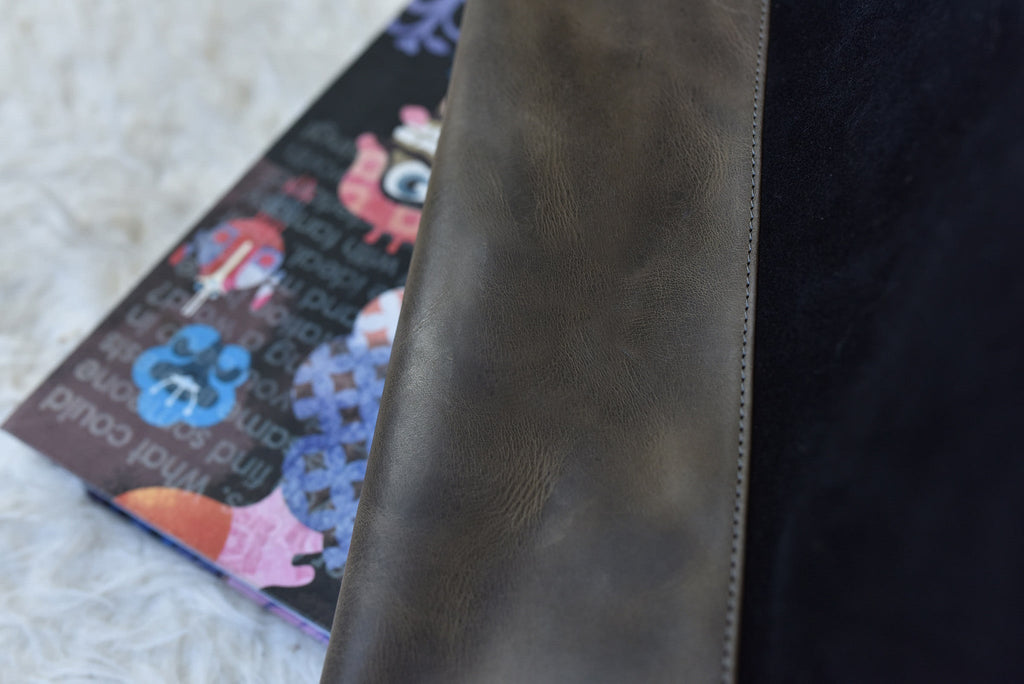 Boyfriend Tote Suede