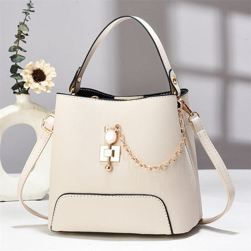 Classy Bucket Bag - Women Pu Leather Shoulder Women Bag Handbag