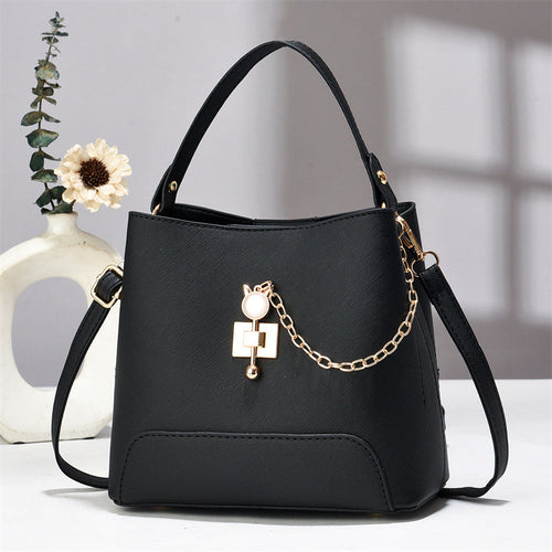 Classy Bucket Bag - Women Pu Leather Shoulder Women Bag Handbag